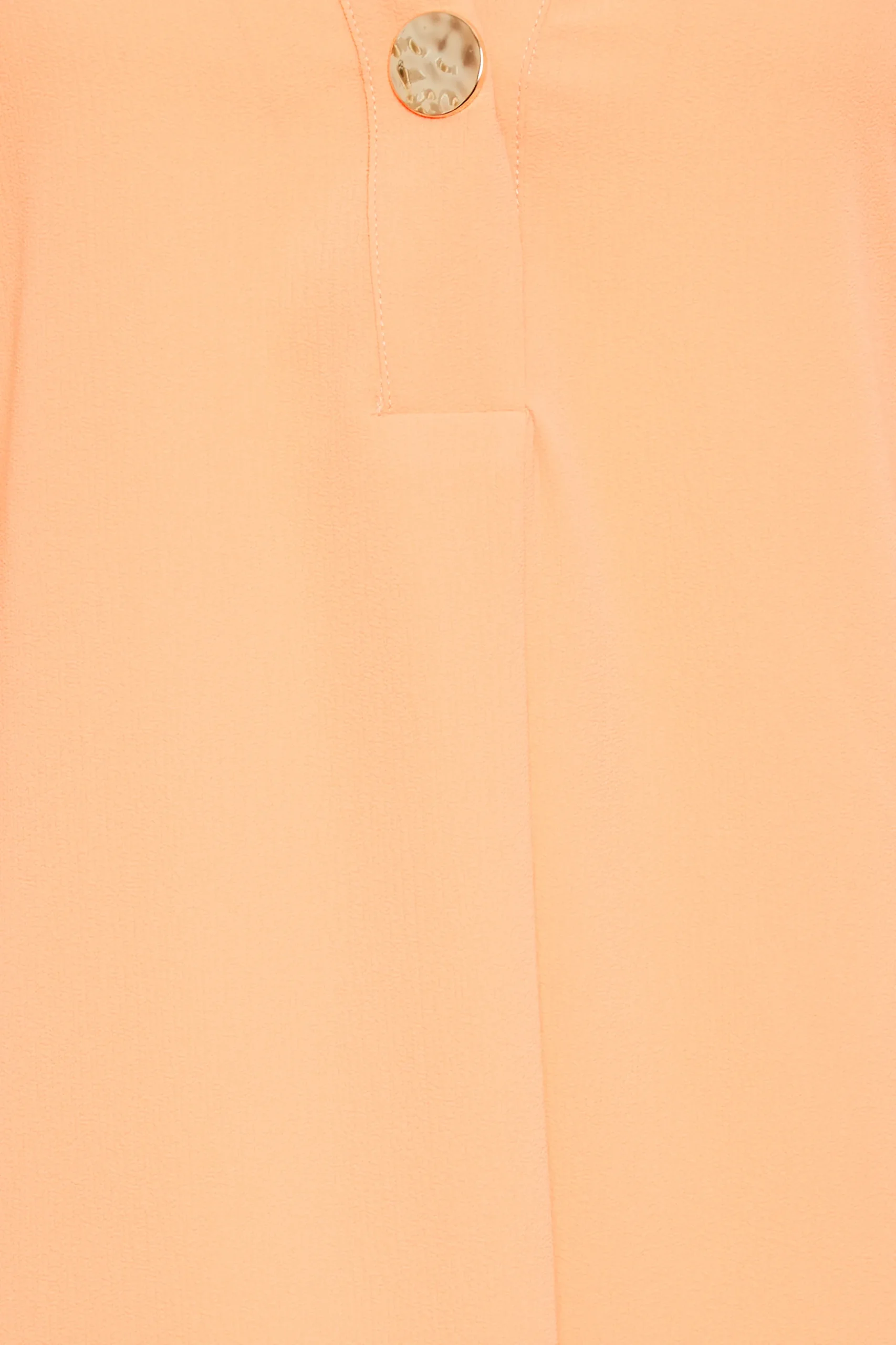 M&Co Womens Orange Statement Button Tab Sleeve Shirt>Women Shirts