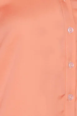 M&Co Womens Orange Tab Sleeve Shirt><noscript><img width=