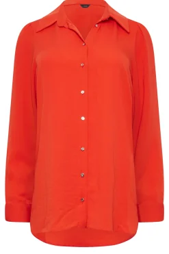 M&Co Womens Orange Tie Waist Tunic Shirt><noscript><img width=