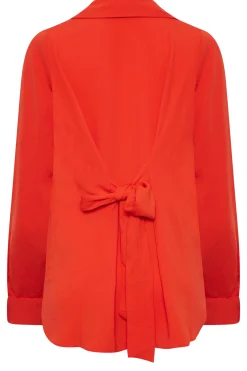 M&Co Womens Orange Tie Waist Tunic Shirt><noscript><img width=