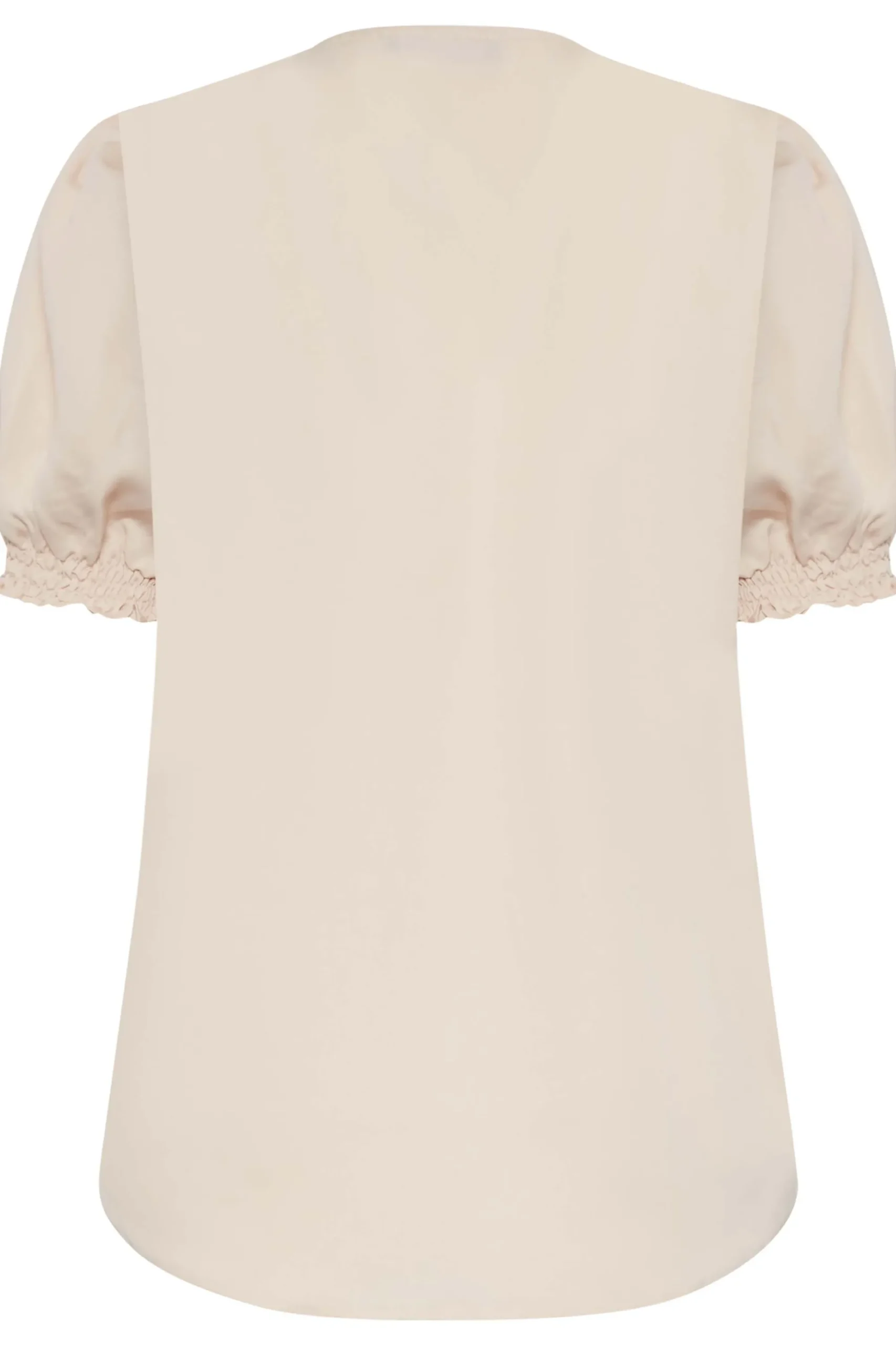 M&Co Womens Pale Pink Frill Front Blouse>Women Short Sleeve Tops