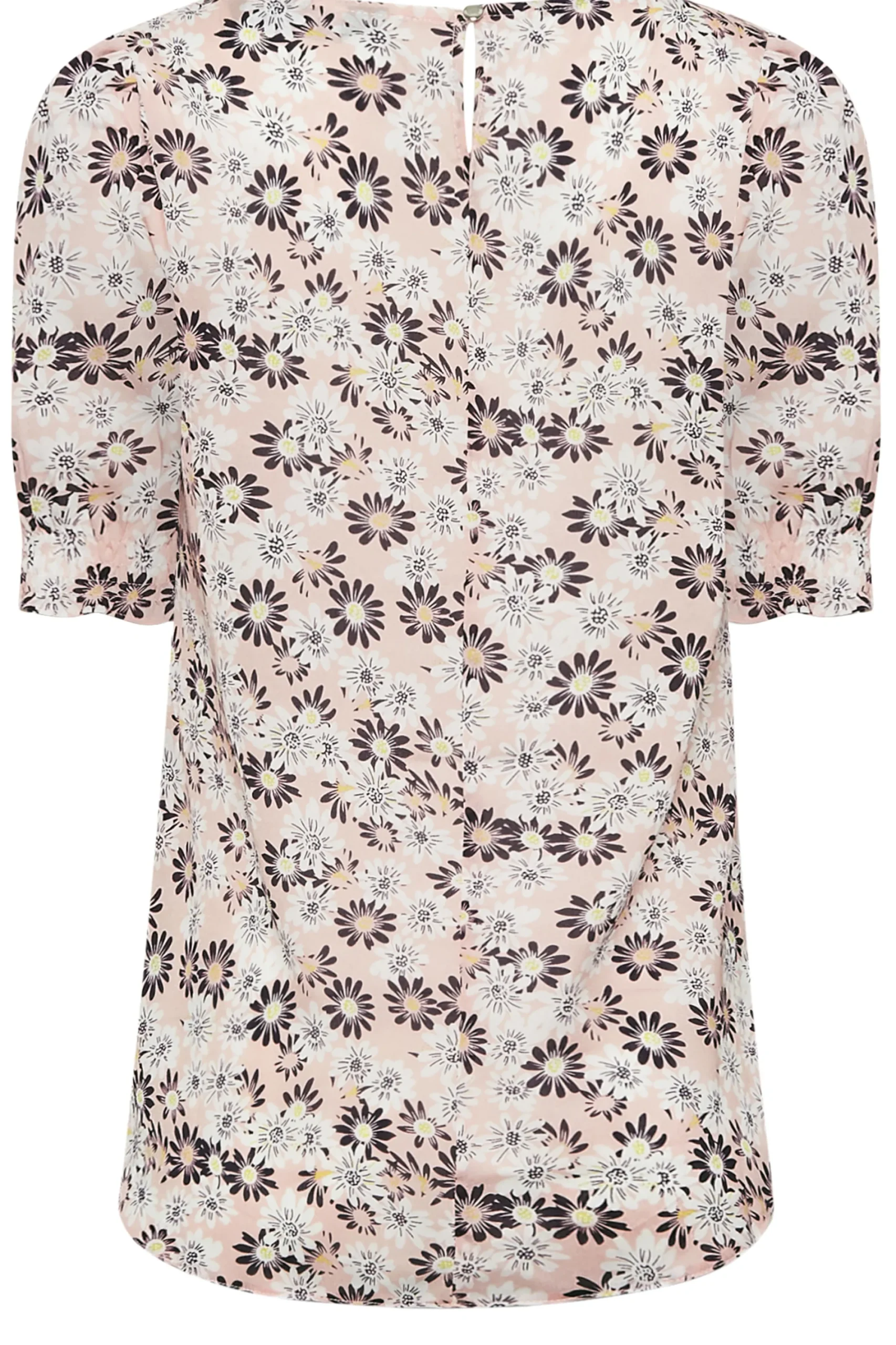 M&Co Womens Pink Daisy Print Blouse>Women Short Sleeve Tops