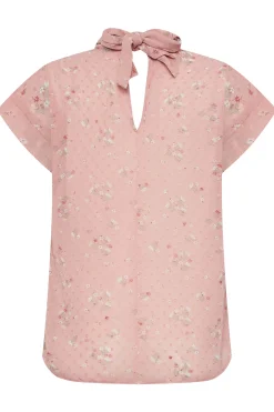 M&Co Womens Pink Floral Print Blouse><noscript><img width=