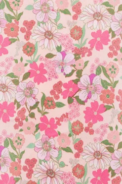 M&Co Womens Pink Floral Print Frill Neck Blouse><noscript><img width=
