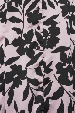 M&Co Womens Pink Floral Midi Tea Dress><noscript><img width=