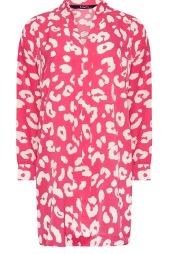 M&Co Womens Pink Leopard Print Blouse><noscript><img width=
