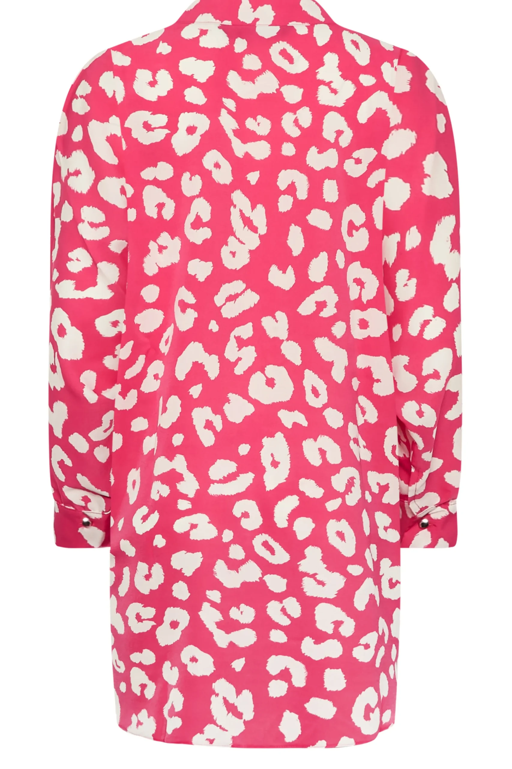 M&Co Womens Pink Leopard Print Blouse>Women Shirts