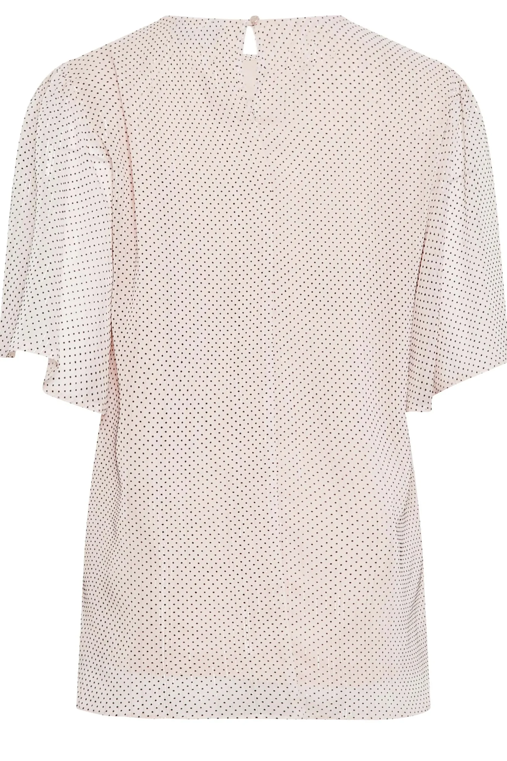 M&Co Womens Pink Spot Print Blouse>Women Short Sleeve Tops