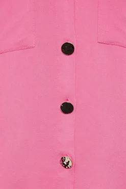 M&Co Womens Pink Statement Button Shirt><noscript><img width=