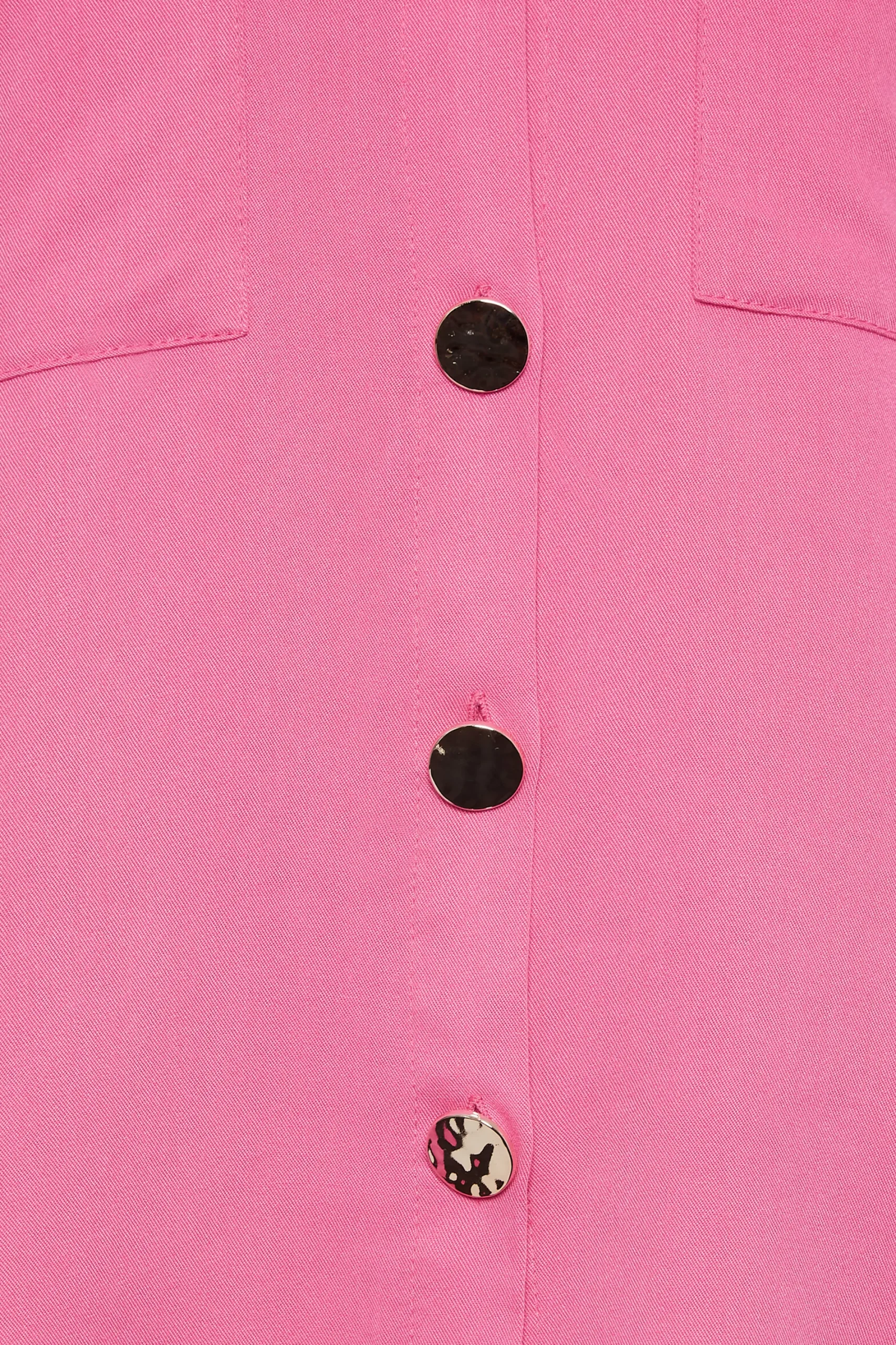 M&Co Womens Pink Statement Button Shirt>Women Shirts