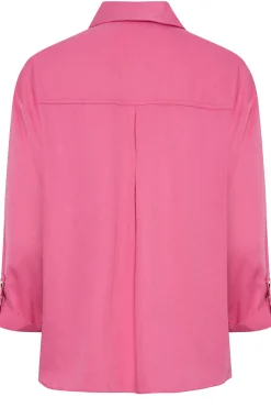 M&Co Womens Pink Statement Button Shirt><noscript><img width=