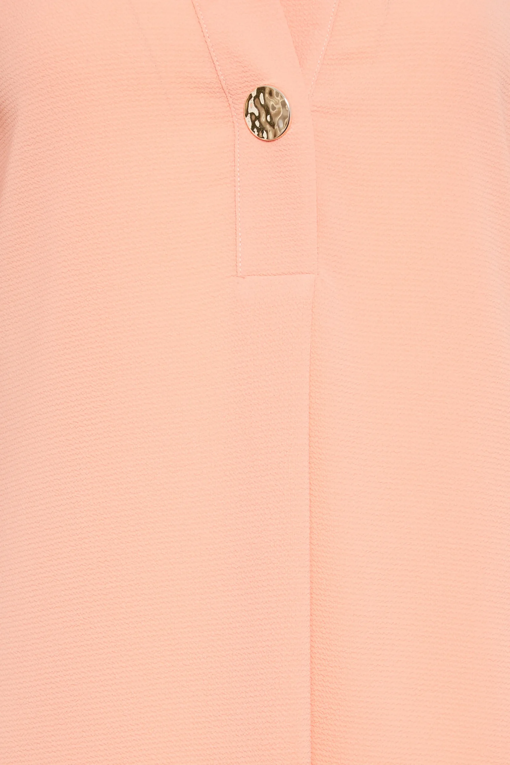 M&Co Womens Pink Statement Button Tab Sleeve Shirt>Women Shirts