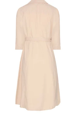 M&Co Womens Pink Tie Waist Shirt Dress><noscript><img width=