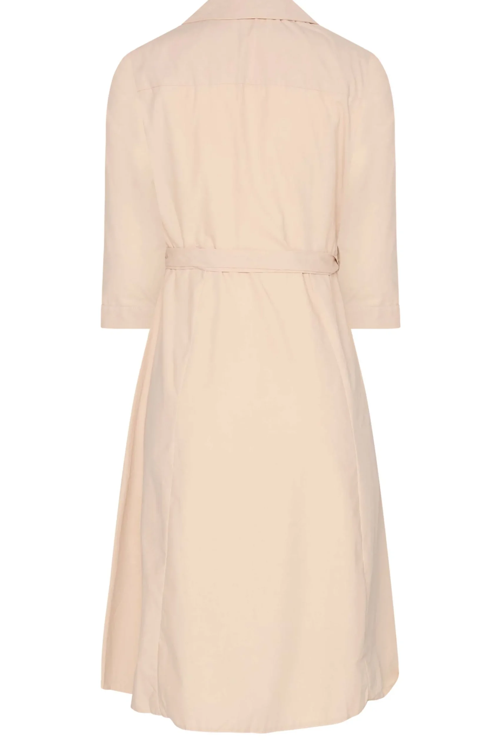 M&Co Womens Pink Tie Waist Shirt Dress>Women Shirt Dresses