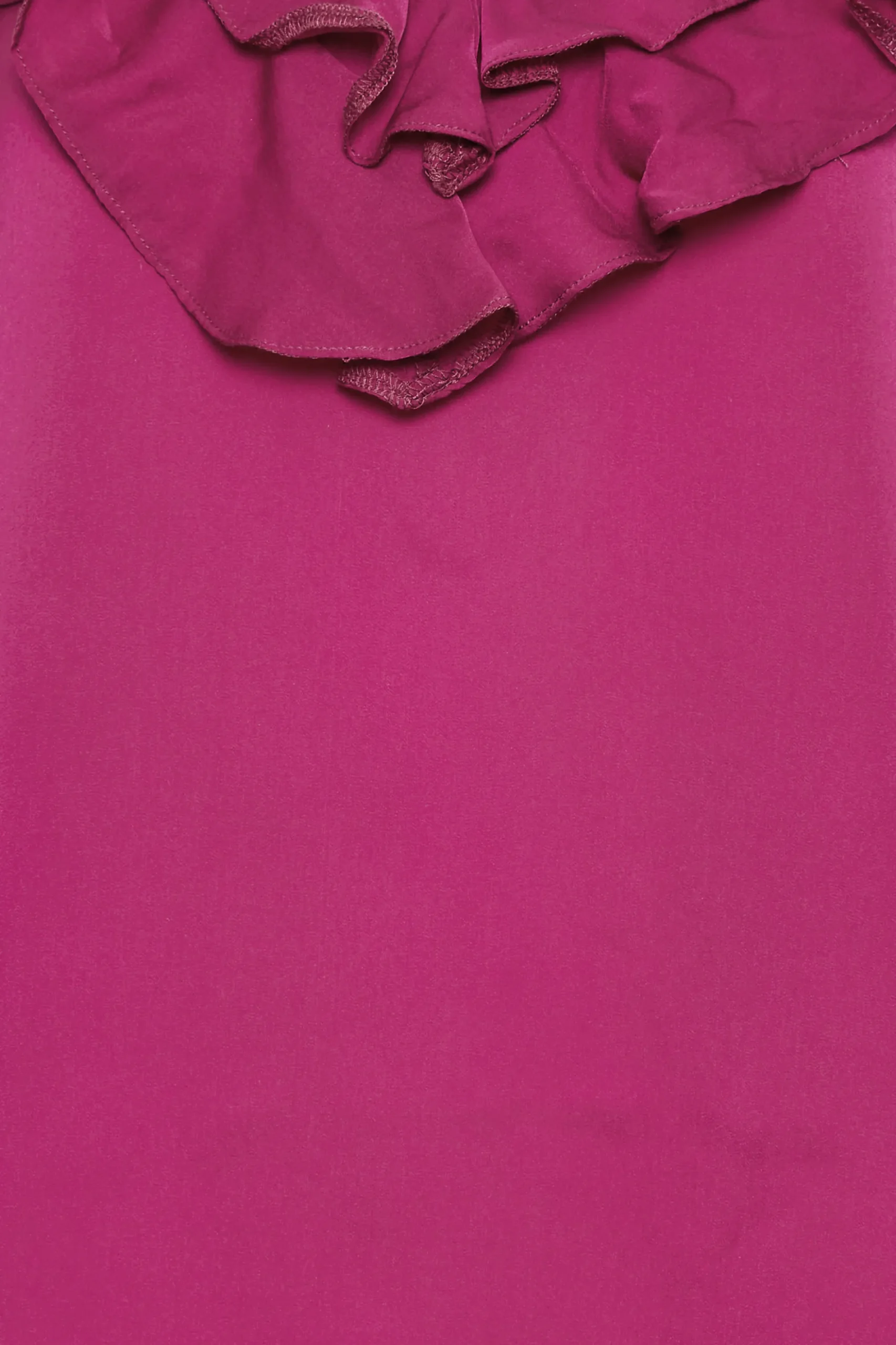 M&Co Womens Purple Frill Front Blouse>Women Short Sleeve Tops