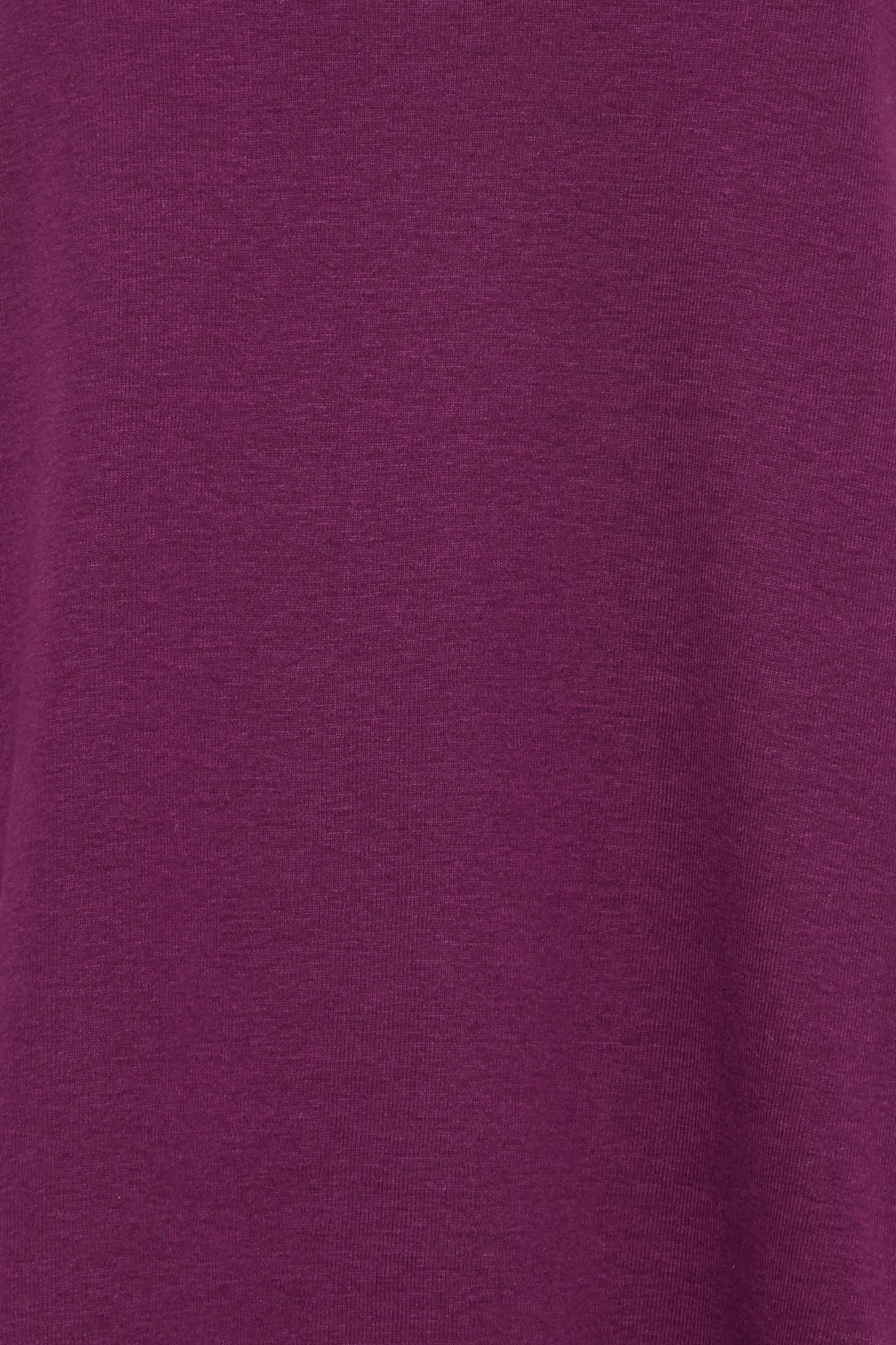 M&Co Womens Purple Long Sleeve Cotton Blend Top>Women T-Shirts