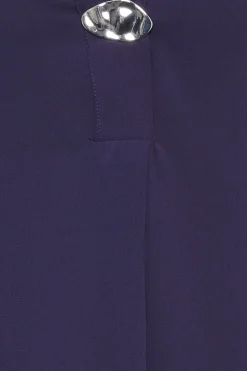 M&Co Womens Purple Statement Button Tab Sleeve Shirt><noscript><img width=