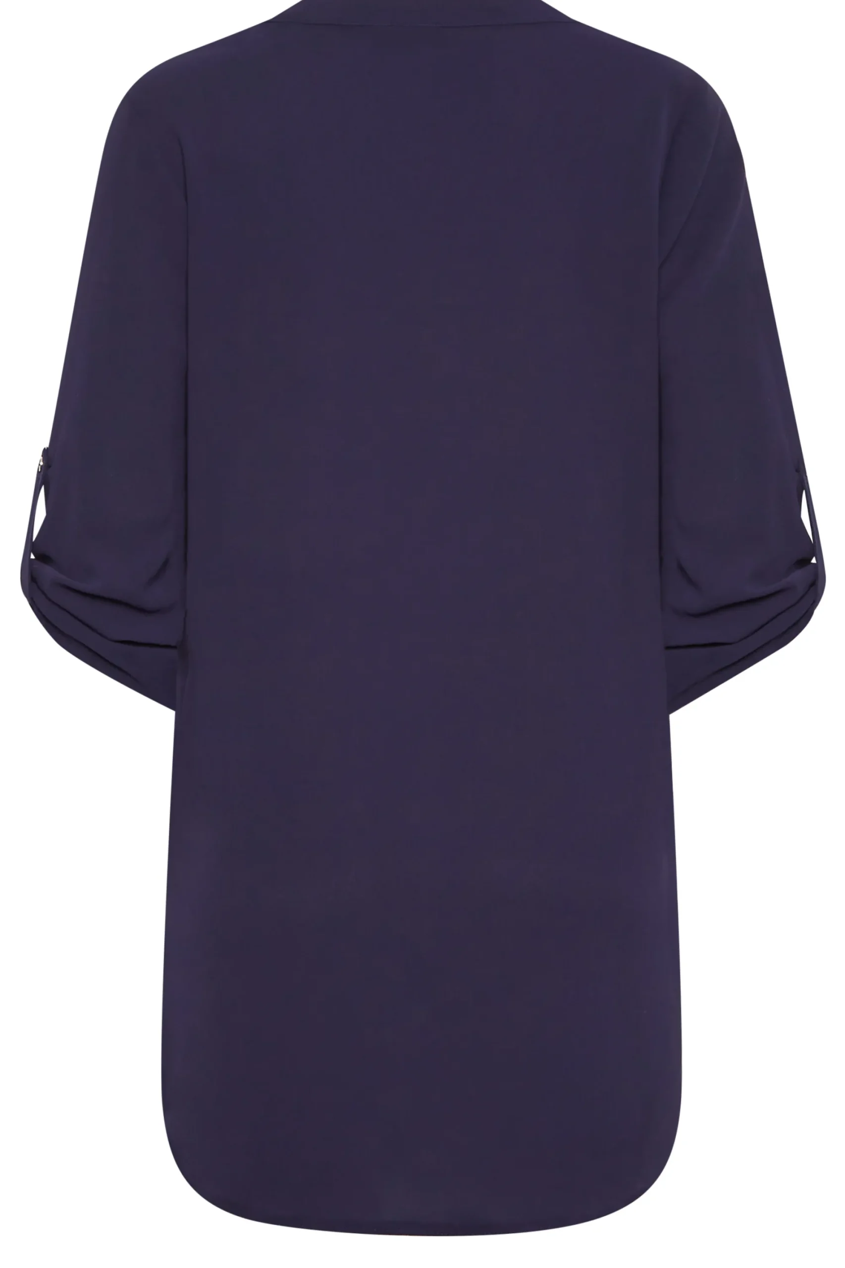 M&Co Womens Purple Statement Button Tab Sleeve Shirt>Women Shirts
