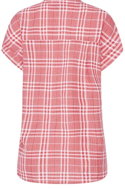 M&Co Womens Red Check Print Shirt><noscript><img width=