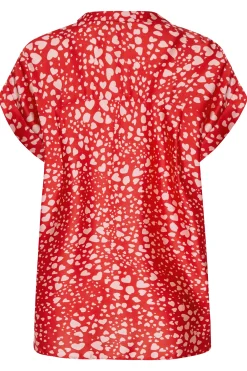 M&Co Womens Red Heart Print Shirt><noscript><img width=