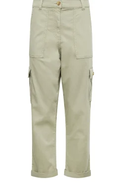 M&Co Womens Sage Green Cargo Trousers><noscript><img width=