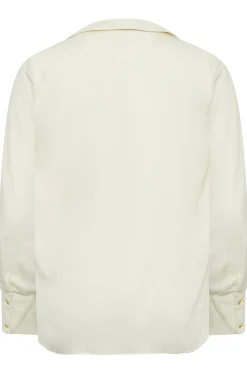 M&Co Womens White Cowl Neck Blouse><noscript><img width=