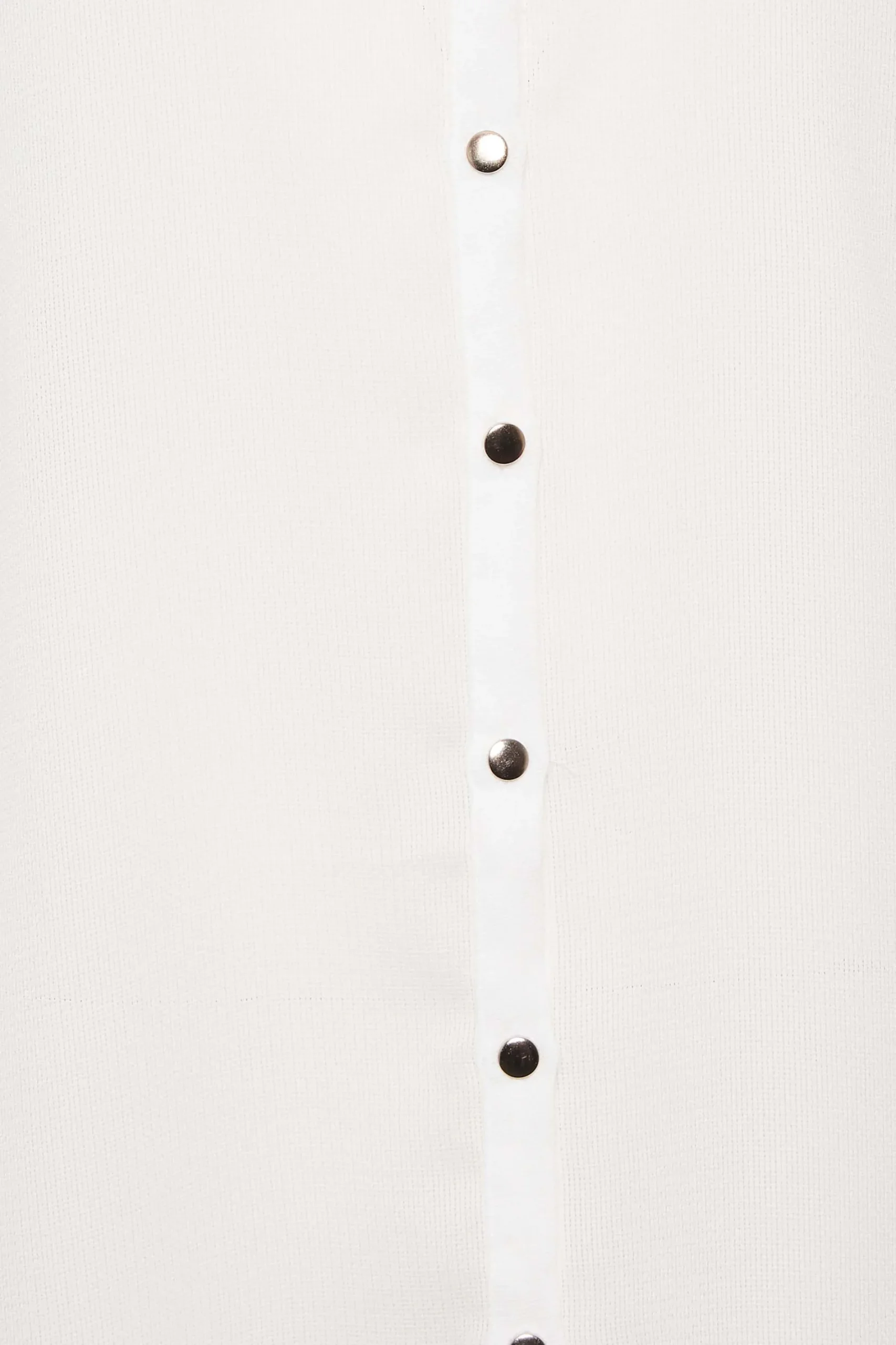 M&Co Womens White Dipped Hem Shirt>Women Shirts