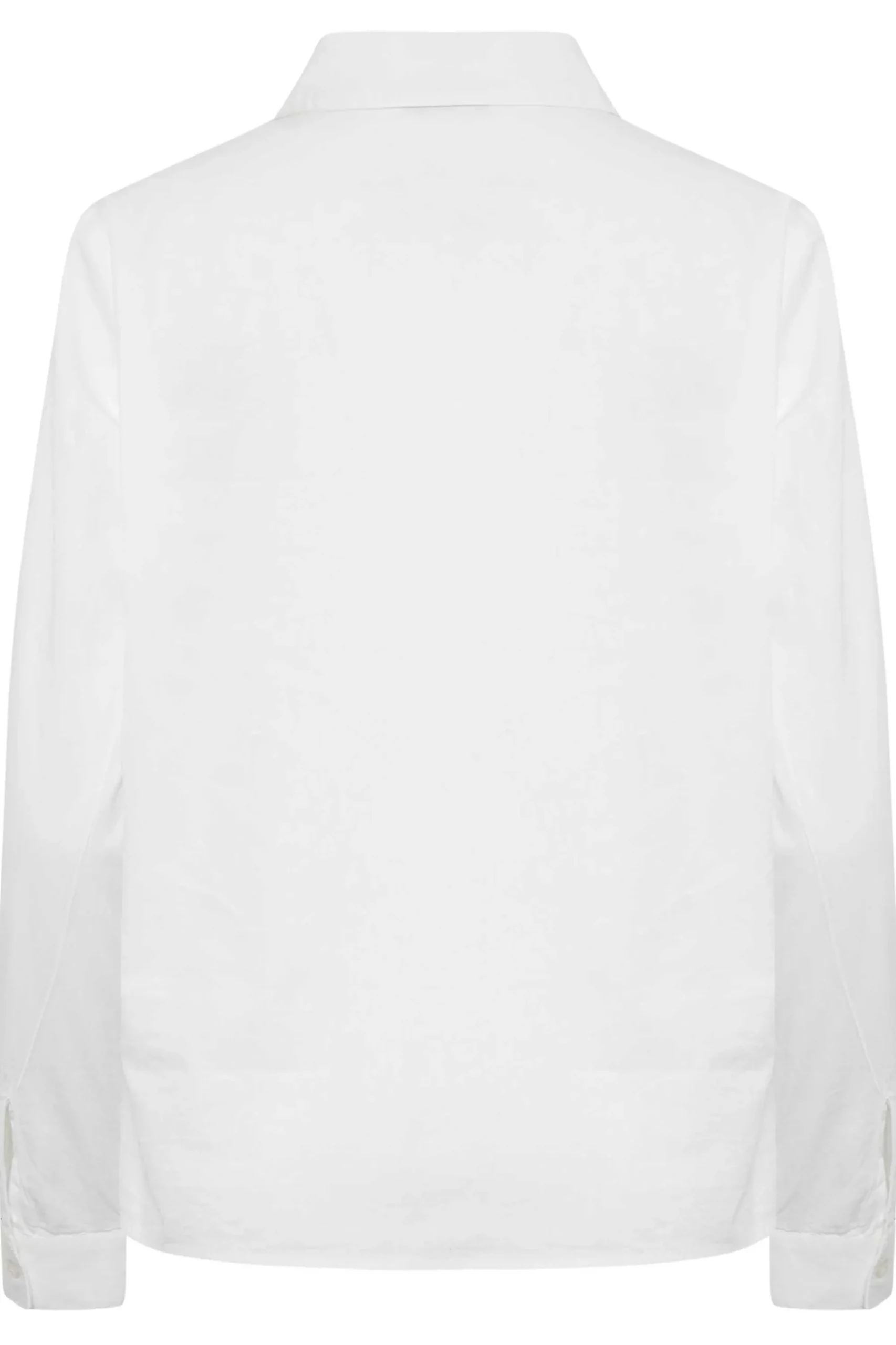 M&Co Womens White Fitted Poplin Shirt>Women Shirts