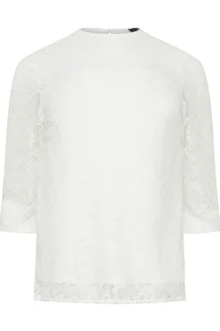M&Co Womens White Lace Top><noscript><img width=