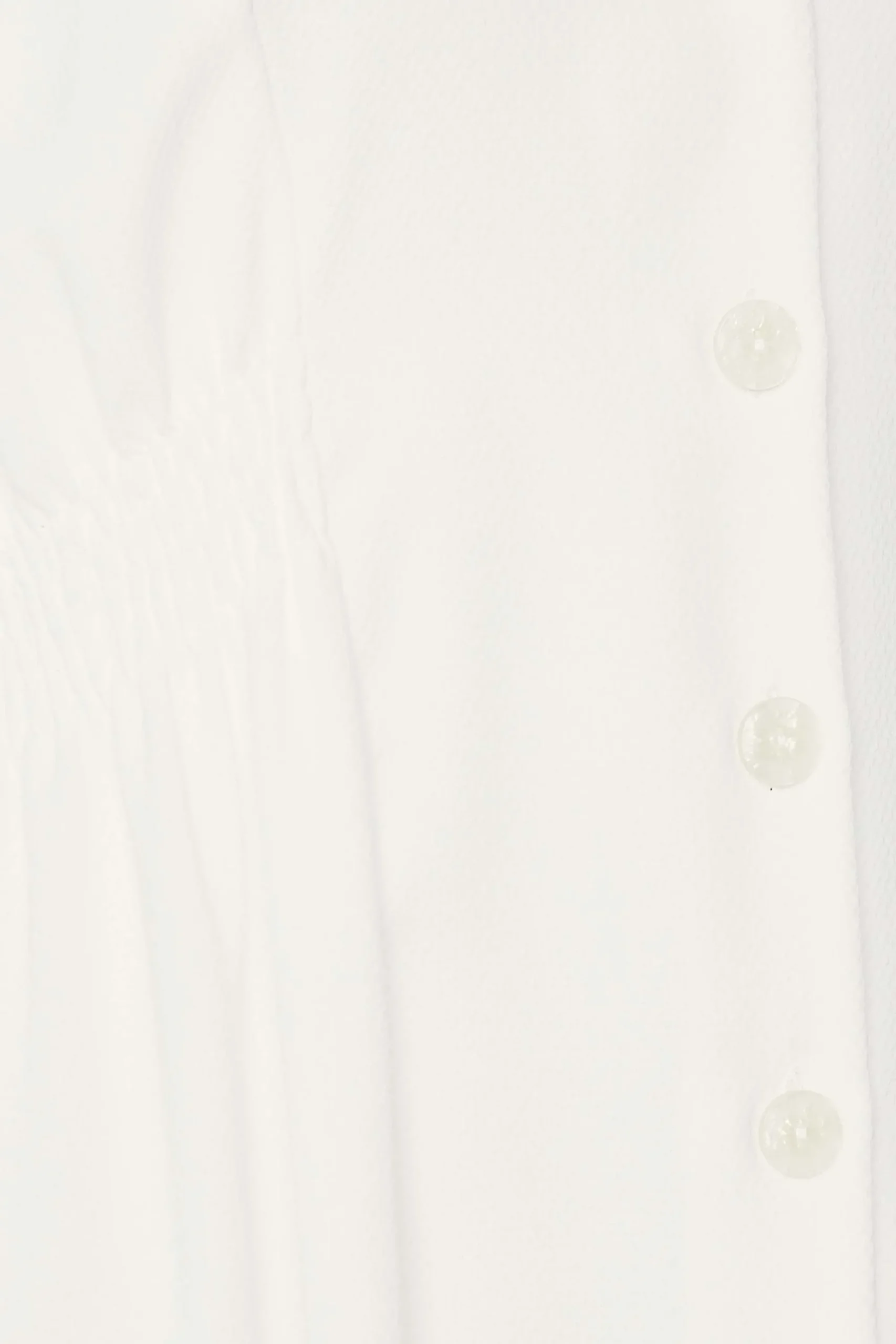 M&Co Womens White Shirred Waist Button Dress>Women Midi Dresses