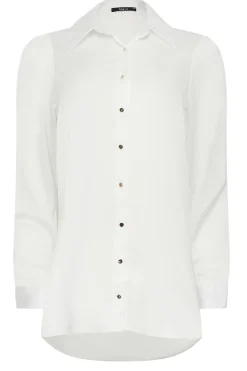 M&Co Womens White Tie Back Tunic Shirt><noscript><img width=