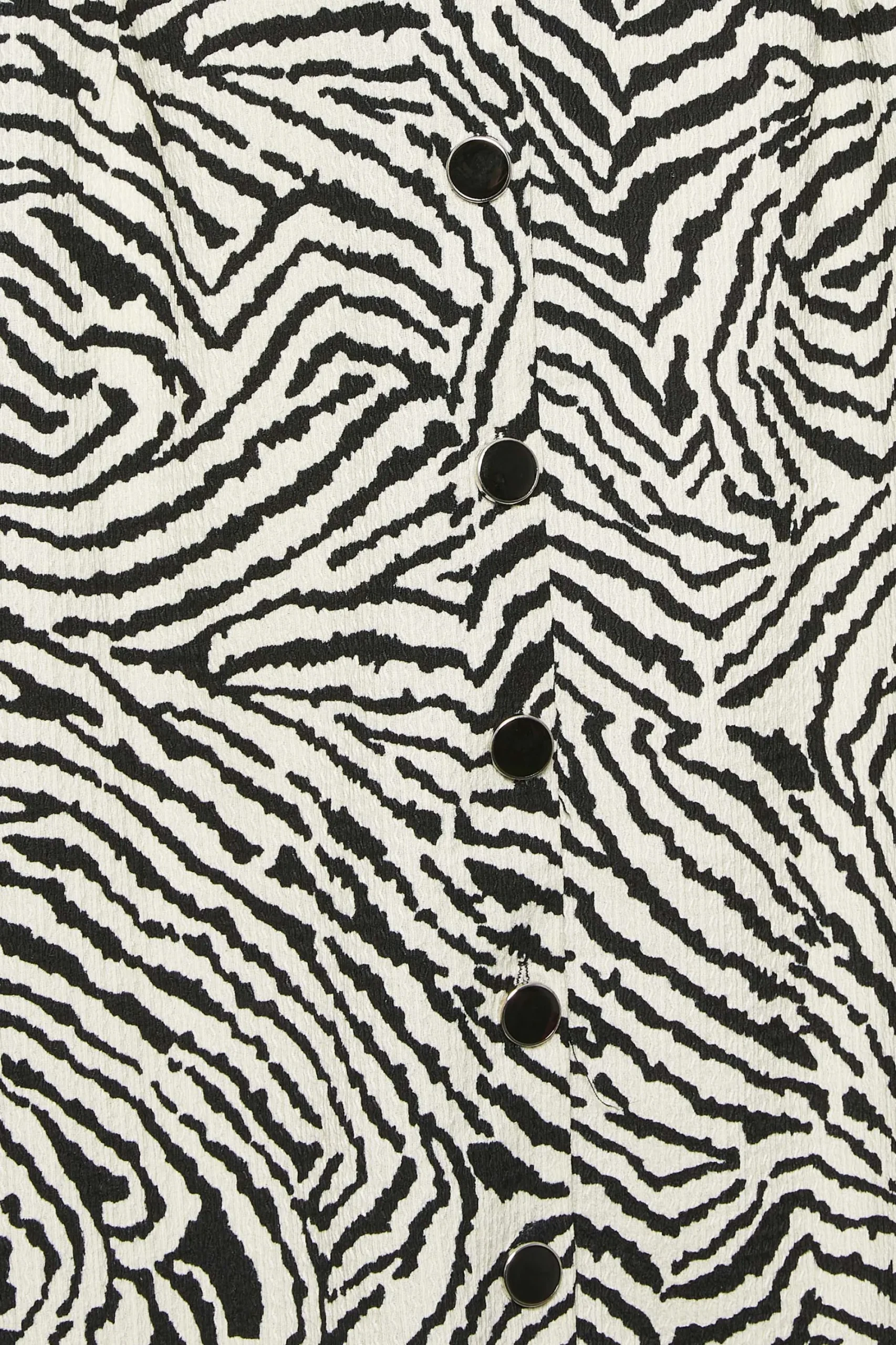 M&Co Womens White Zebra Print Button Through Midaxi Dress>Women Wedding Guest Dresses