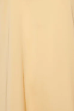 M&Co Womens Yellow Satin V-Neck Blouse><noscript><img width=