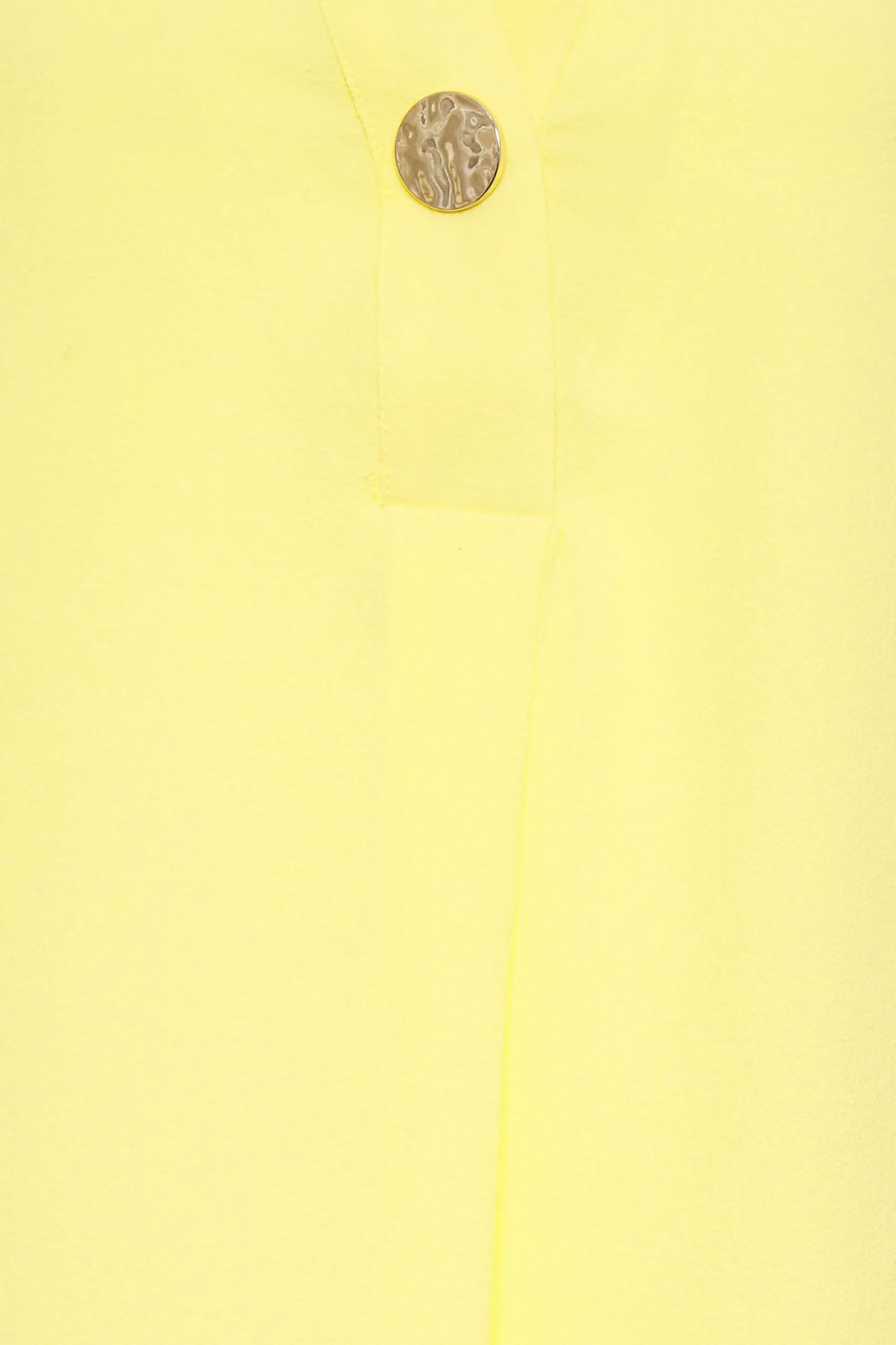 M&Co Womens Yellow Statement Button Tab Sleeve Shirt>Women Shirts