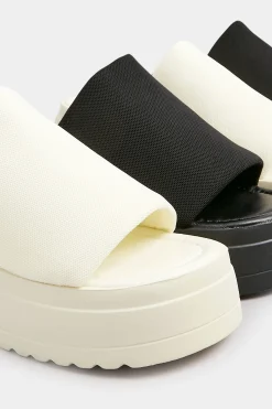 M&Co Pixiegirl Pixiegirl Black Wedge Platform Mule Sandals In Standard Fit><noscript><img width=