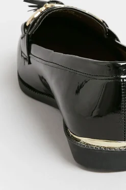 M&Co Pixiegirl Pixiegirl Black Patent Loafers In Standard Fit><noscript><img width=