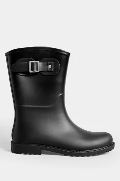 M&Co Pixiegirl Pixiegirl Black Buckle Wellies In Standard Fit><noscript><img width=