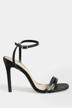 M&Co Pixiegirl Pixiegirl Black Double Band Heels In Standard Fit><noscript><img width=