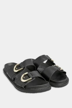 M&Co Pixiegirl Pixiegirl Black Buckle Strap Sandals In Standard D Fit>Women Sandals