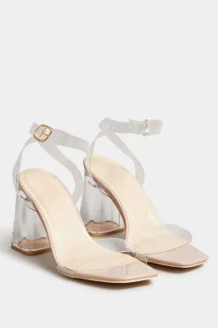 M&Co Pixiegirl Pixiegirl Clear Block Heel Sandal In Standard Fit>Women Heels