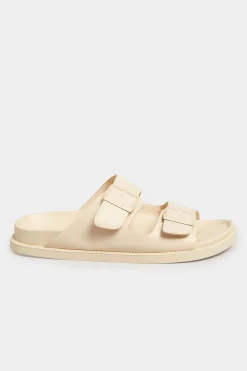 M&Co Pixiegirl Pixiegirl Cream Two Buckle Sandals In Standard Fit><noscript><img width=