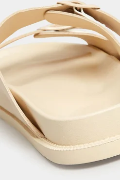 M&Co Pixiegirl Pixiegirl Cream Two Buckle Sandals In Standard Fit><noscript><img width=