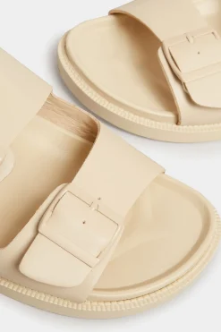 M&Co Pixiegirl Pixiegirl Cream Two Buckle Sandals In Standard Fit><noscript><img width=