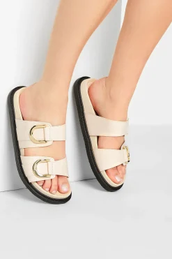 M&Co Pixiegirl Pixiegirl Cream Buckle Strap Sandals In Standard D Fit>Women Sandals