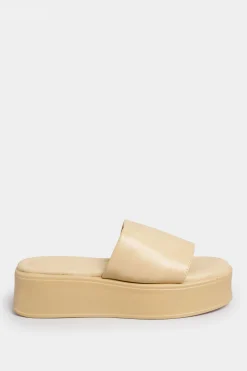M&Co Pixiegirl Pixiegirl Nude Flatform Mule Sandals In Standard Fit><noscript><img width=