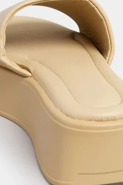 M&Co Pixiegirl Pixiegirl Nude Flatform Mule Sandals In Standard Fit><noscript><img width=