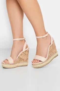 M&Co Pixiegirl Pixiegirl Nude High Wedge Heels In Standard Fit>Women Heels