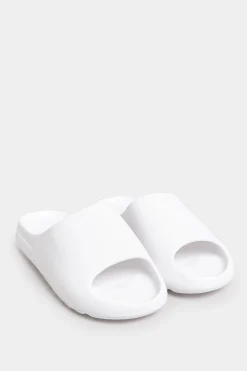 M&Co Pixiegirl Pixiegirl White Sliders In Standard Fit>Women Flat Shoes