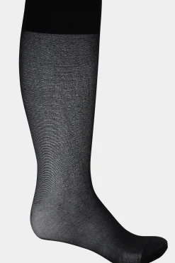 M&Co Yours Yours 3 Pack Black Sheer Knee High Socks>Women Socks