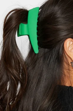 M&Co Yours Yours 2 Pack Green & Pink Hair Claw Clips>Women Hair Accessories